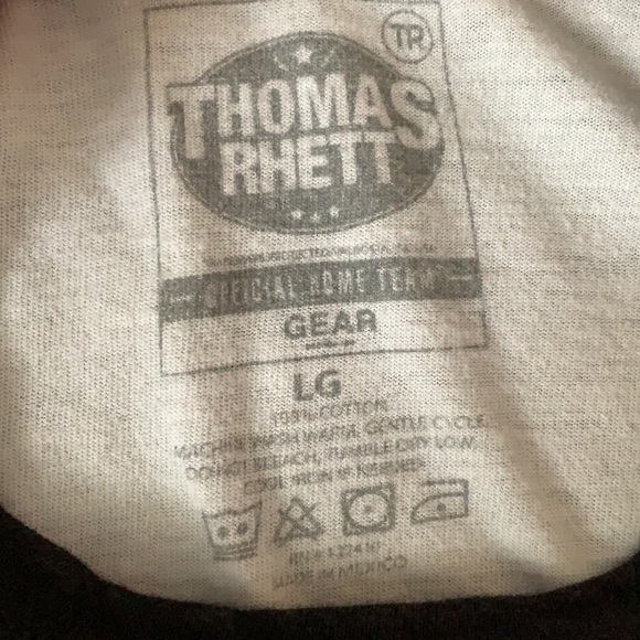 Official “Thomas Rhett” Home Team Tour 3/4 Sleeve Unisex Baseball Tee - Picture 3 of 7